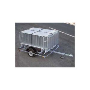 Remorque porte barrières 2 M