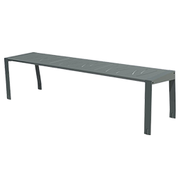 Banquette Plaza Métal