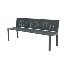 Banc Plaza Métal
