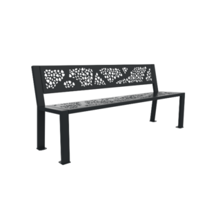 Banc Berlin métal graphique