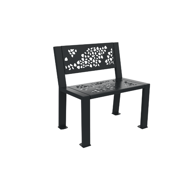 Fauteuil Berlin métal graphique – Image 3