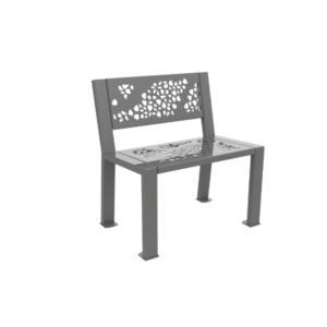 Fauteuil Berlin métal graphique