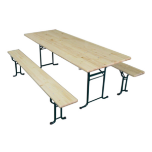 Tables et bancs de brasserie